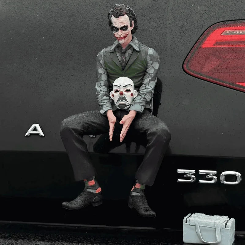 Car Roof Joker Character Statue For Car Decoration